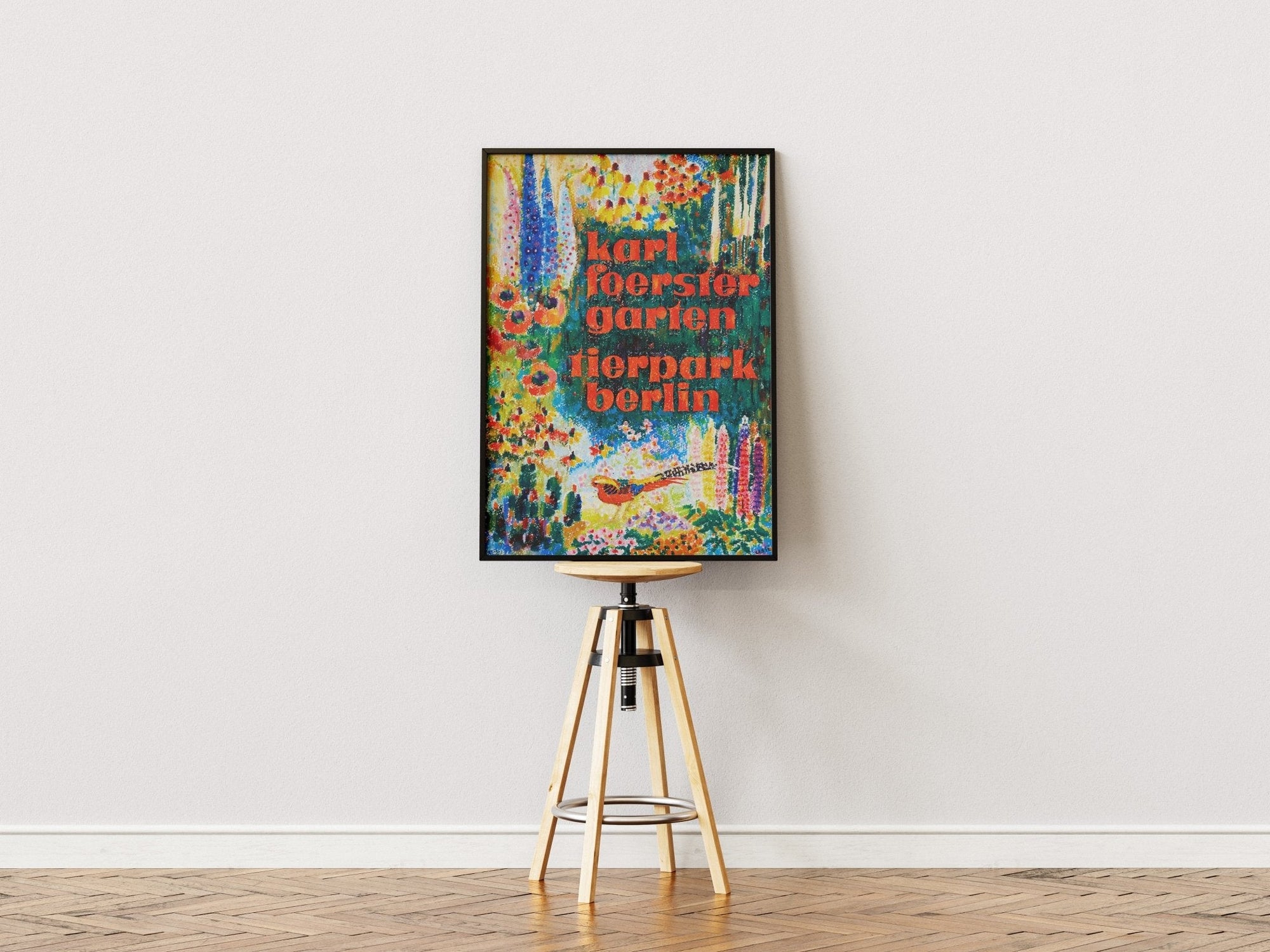 Tierpark Poster Karl Förster | 1978 | Original Berlin - Mein Shop