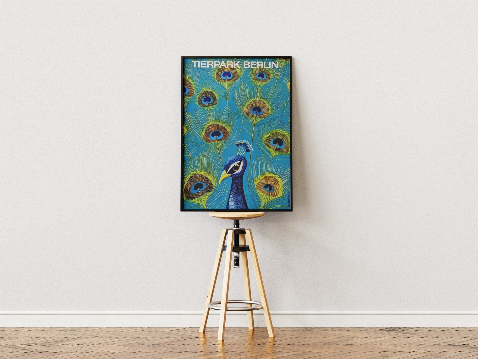 Tierpark Poster Pfau | 1979 | Original Berlin - Mein Shop